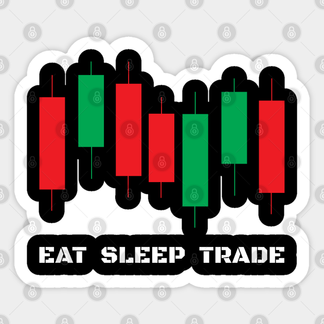trading Trading Sticker TeePublic
